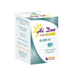 HI DEE 50000 IU S.G. 8 CAPSULES