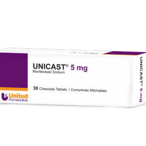UNICAST 5Mg CHEWABLE 30 TABLETS