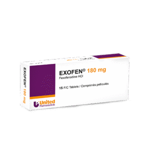 EXOFEN 180MG 15 TABLETS